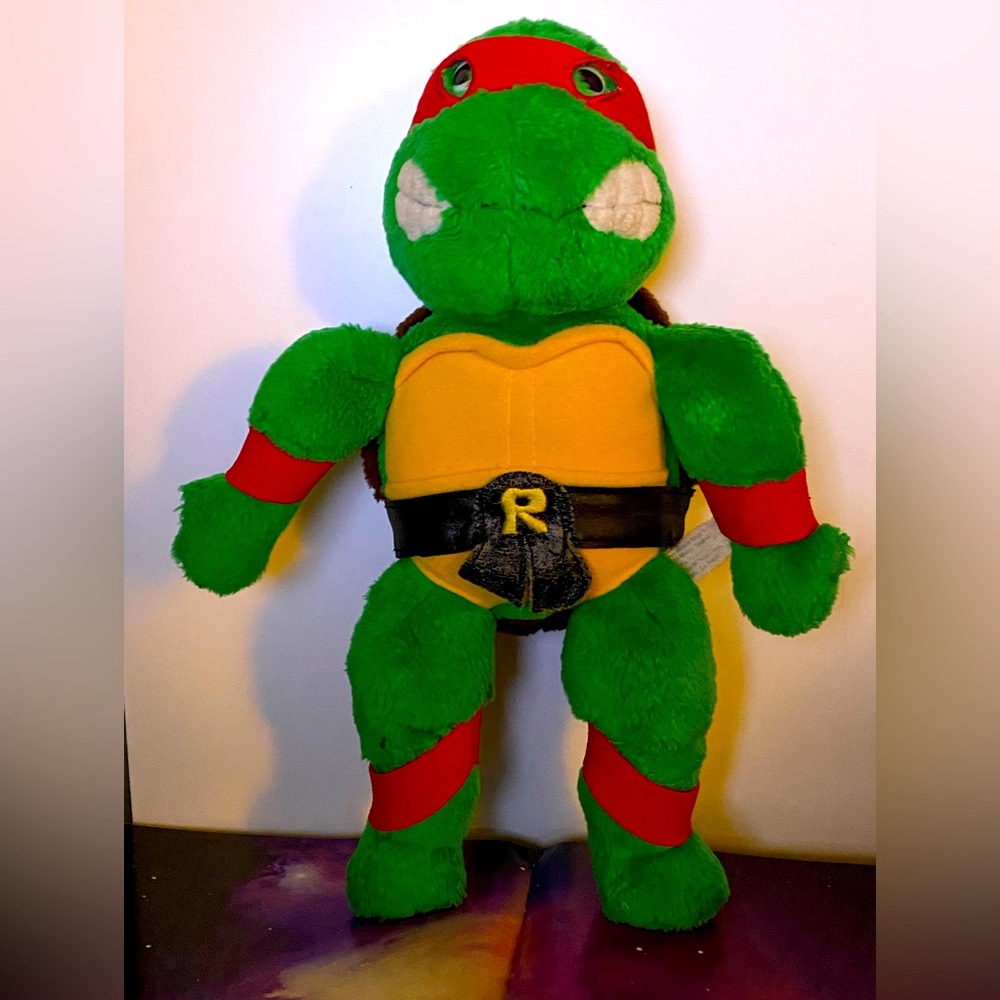 Vintage 1989 TMNT plush Michelangelo